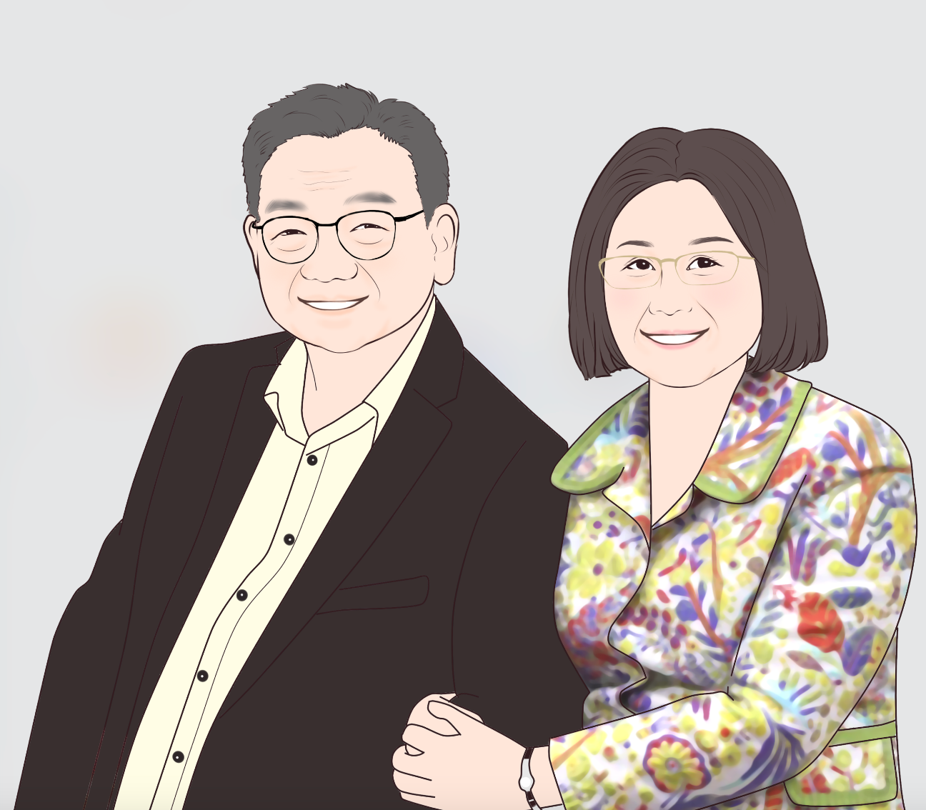 頭像插畫設計-Handing Drawing Portrait - HKGIFTFORU