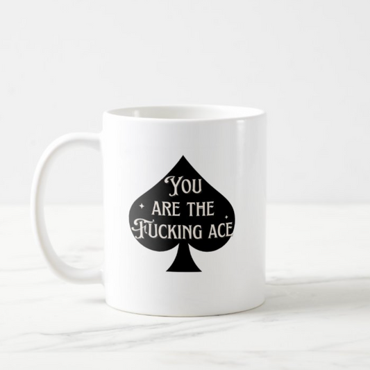 客製化馬克杯-♠You are fucking ace 葵扇名字定制情侶杯 - HKGIFTFORU