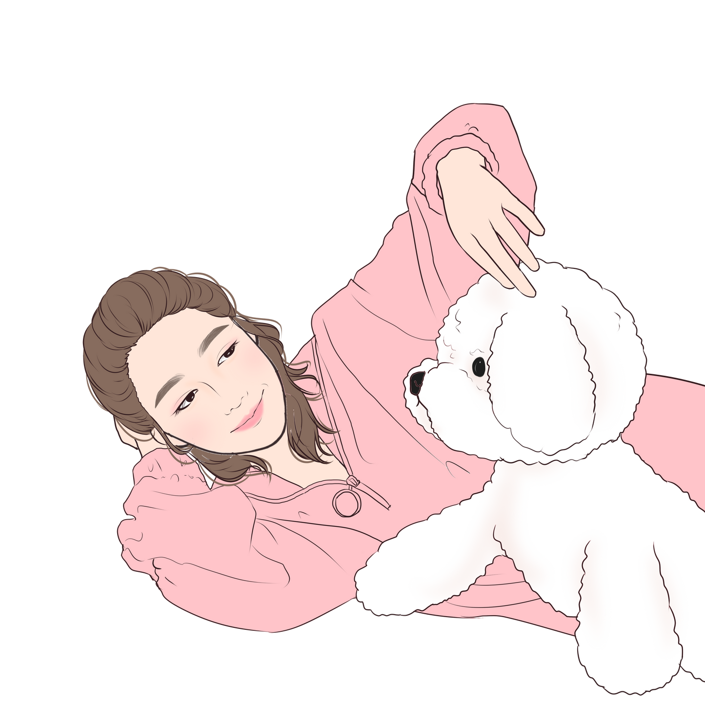 頭像插畫設計-Handing Drawing Portrait - HKGIFTFORU