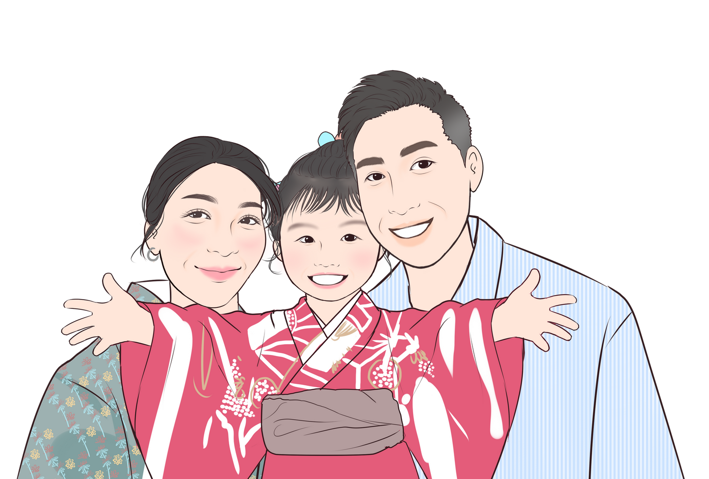 頭像插畫設計-Handing Drawing Portrait - HKGIFTFORU