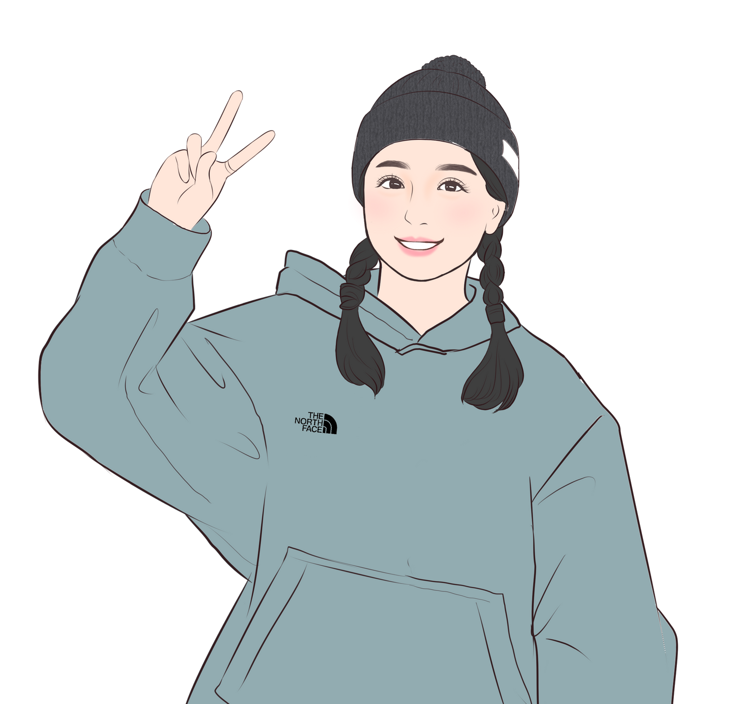 頭像插畫設計-Handing Drawing Portrait - HKGIFTFORU