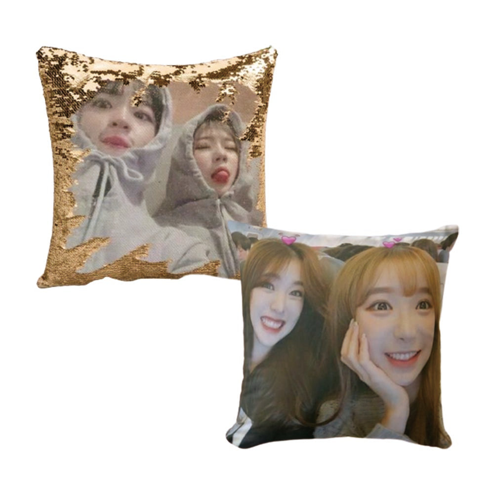 美人魚亮片抱枕 搞笑魔術雙面亮片咕𠱸 Magic Reversible Sequin Mermaid Cushion - HKGIFTFORU