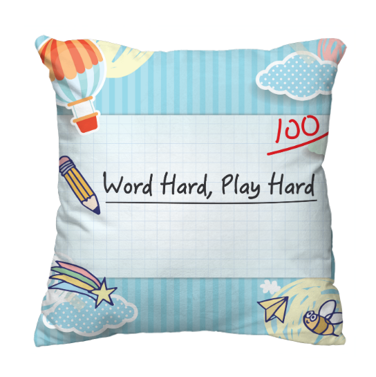 小朋友-校園篇定製抱枕 School Life theme customize cushion - HKGIFTFORU