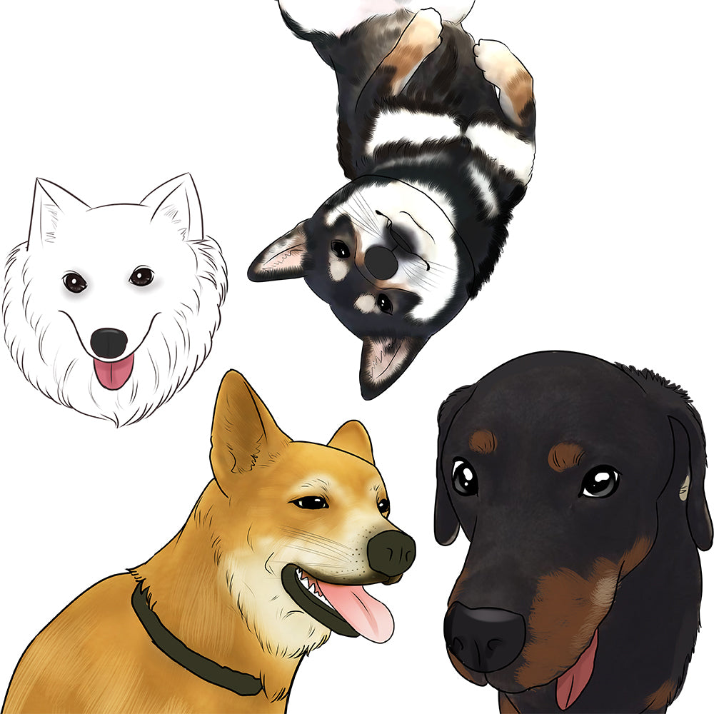 寵物插畫設計- Pet Drawing tailor-made illustration - HKGIFTFORU