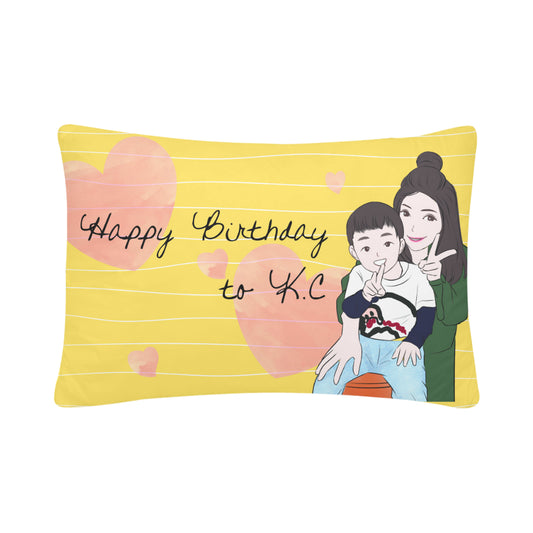 插畫訂製 顏色定製Sweet Home款式 枕頭套 - HKGIFTFORU