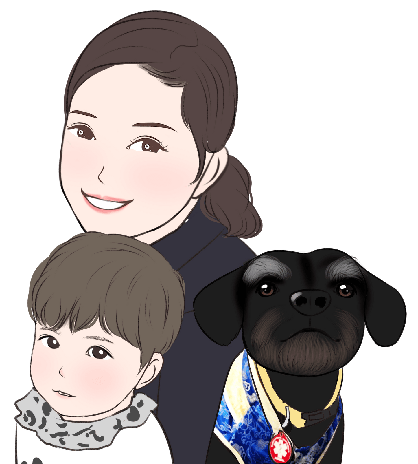 頭像插畫設計-Handing Drawing Portrait - HKGIFTFORU