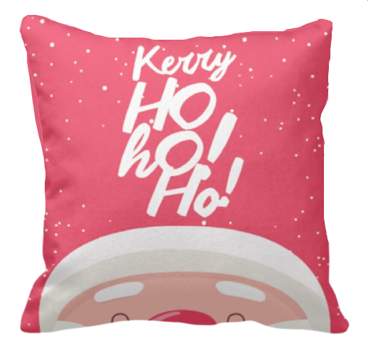 聖誕老人 名字訂製抱枕客製化聖誕禮物 - HKGIFTFORU