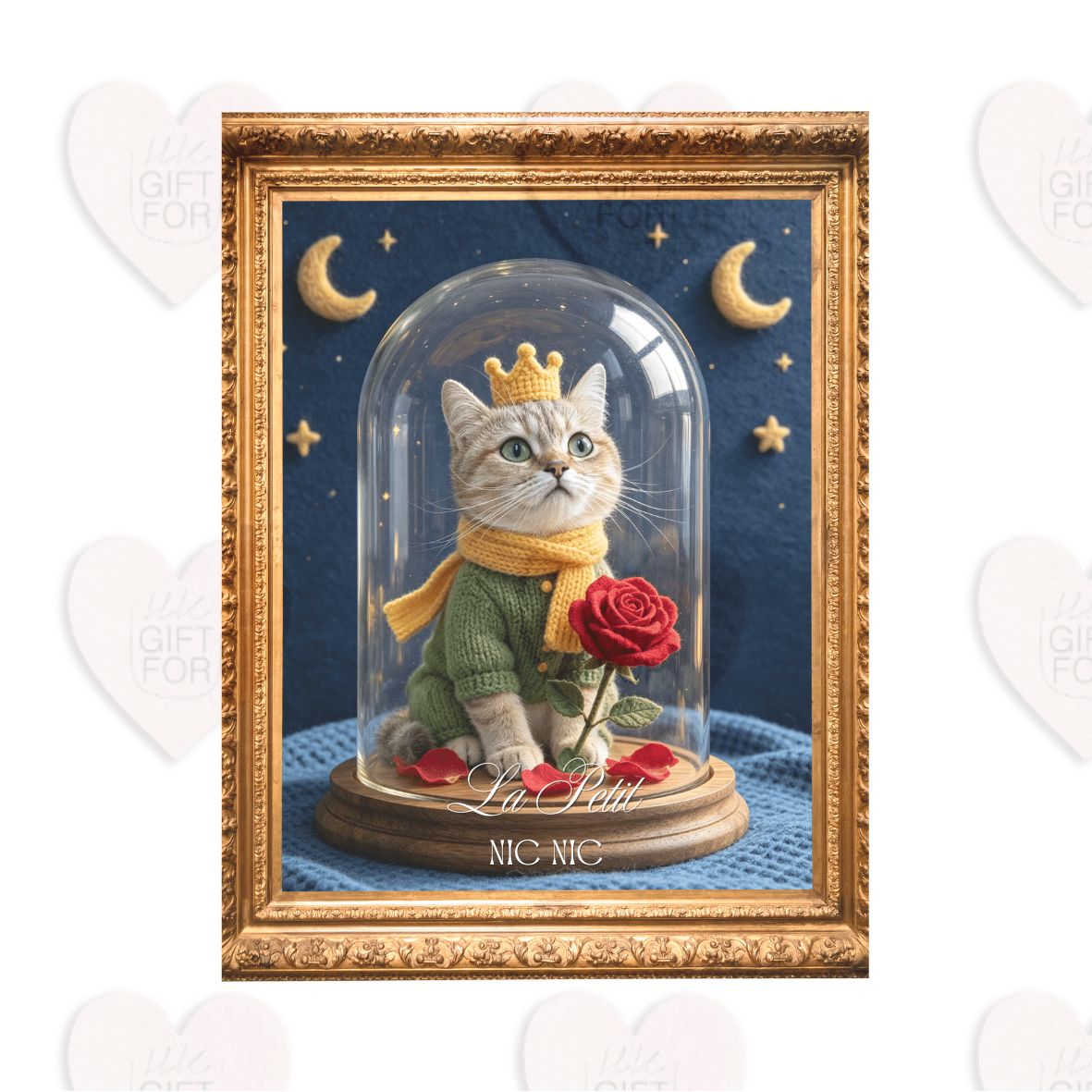 [萌寵入畫] 小王子 古典畫系列抱枕靠枕午睡枕 - HKGIFTFORU