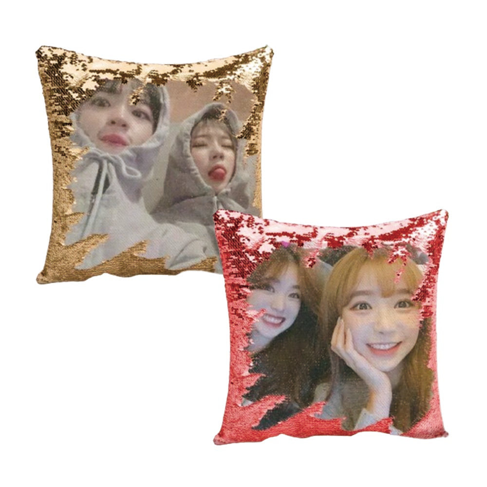 美人魚亮片抱枕 搞笑魔術雙面亮片咕𠱸 Magic Reversible Sequin Mermaid Cushion - HKGIFTFORU