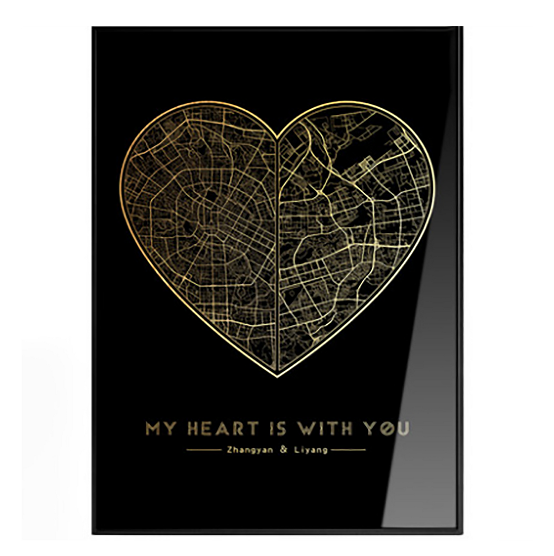 定製城市地圖掛畫 Customize City Map Wall Hanging - HKGIFTFORU