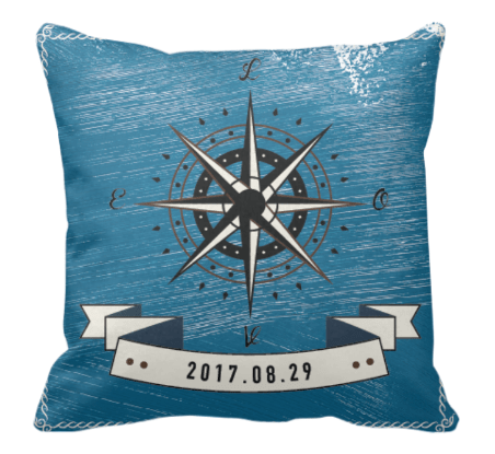 海軍藍定製抱枕 Marina Couple -Navy Blue Design - HKGIFTFORU