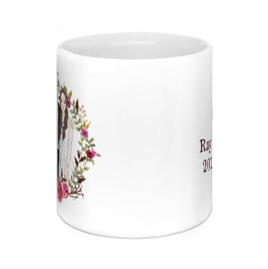 客製化插畫馬克杯-個人化結婚禮物情侶杯系列 - HKGIFTFORU