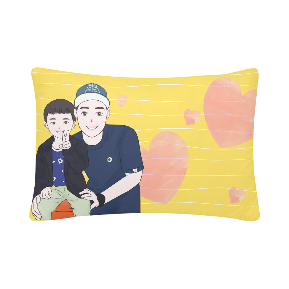 插畫訂製 顏色定製Sweet Home款式 枕頭套 - HKGIFTFORU