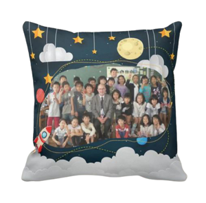 小朋友-太空篇定製抱枕 Space theme Back to school customize cushion - HKGIFTFORU